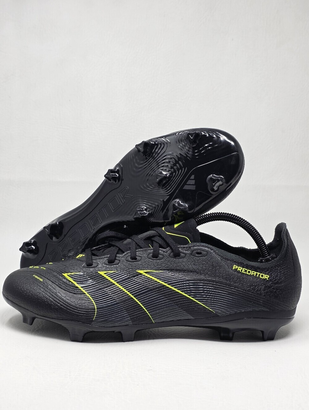adidas Predator League Firm Ground Soccer Cleats JI1118 Men's Size 9.5 Black New